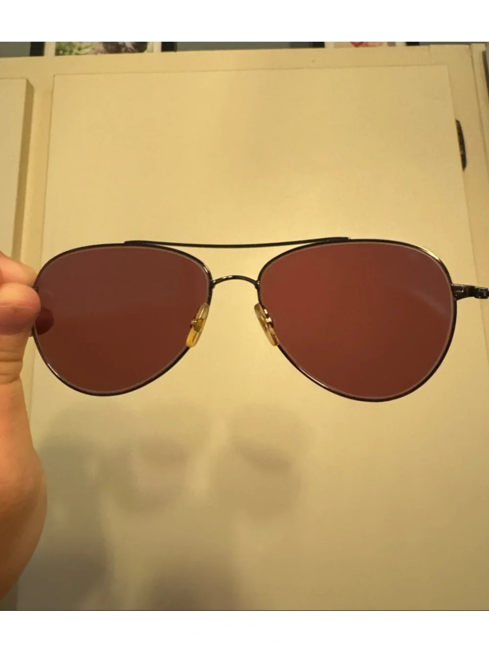 Garrett Leight CULVER SUN 56mm Semi / Flat Redwood Pilot